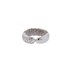 Pasquale Bruni 18k White Gold Amore Diamond Wire Ring // Ring Size: 7.5