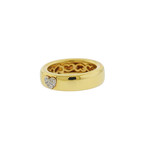 Pasquale Bruni 18k Yellow Gold Diamond Heart Ring // Ring Size: 7