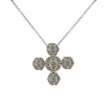 Pasquale Bruni 18k White Gold Diamond Pendant Necklace