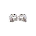 Pasquale Bruni 18k White Gold Diamond Ear Clips Earrings