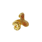 Pasquale Bruni 18k Yellow Gold Fancy Multi-Stone Serpent Ring // Ring Size: 7