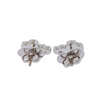 Pasquale Bruni 18k White Gold Amore Diamond Heart Stud Earrings