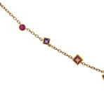 Stephen Webster 18k Rose Gold Struck Multi-Stone Necklace II