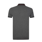 Cham Polo Shirt // Anthracite Melange (XL)