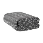 Premium Woven Blanket // Gray Mudcloth