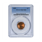 1899 Indian Cent PCGS Certified MS67RD