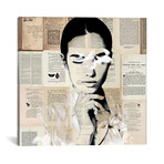 Paper Girl // Caroline Wendelin (12"W x 12"H x 0.75"D)