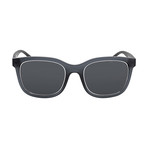 Burberry // Men's Square Sunglasses // Matte Blue + Gray