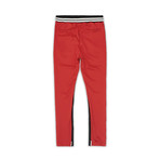 New Tri Color Track Pant // Red (L)