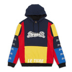 Booster Hoodie // Red + Blue + Yellow (L)