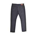 Distressed 5-Pocket Denim Jeans // Black (38WX32L)