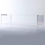 Coffee Table + Multi-Purpose Sub-Surface Terrarium