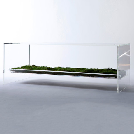 Coffee Table + Multi-Purpose Sub-Surface Terrarium