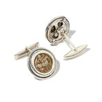 One of the Three Wise Men? // Silver Coin Cufflinks