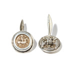 One of the Three Wise Men? // Silver Coin Cufflinks