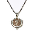 Ancient Rome // Philip I, 244-249 AD // Silver Coin Pendant
