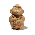 Precolumbian Moche Culture Monkey With Baby // 400 - 700 AD