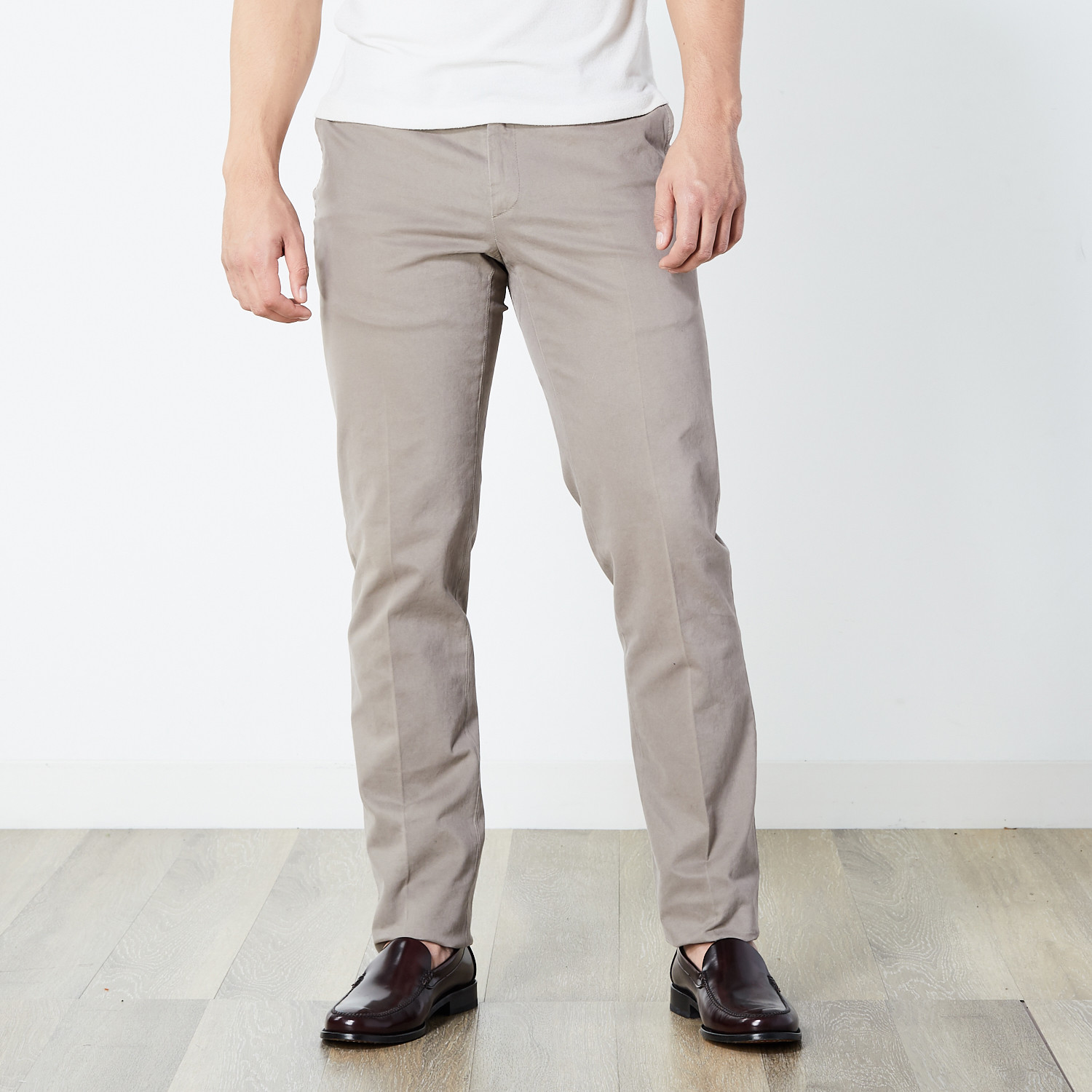Jagger Tailored Pant // Taupe (Euro: 50) - Caruso - Touch of Modern