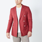Alonso Half Lined Tailored Jacket // Red (Euro: 50)