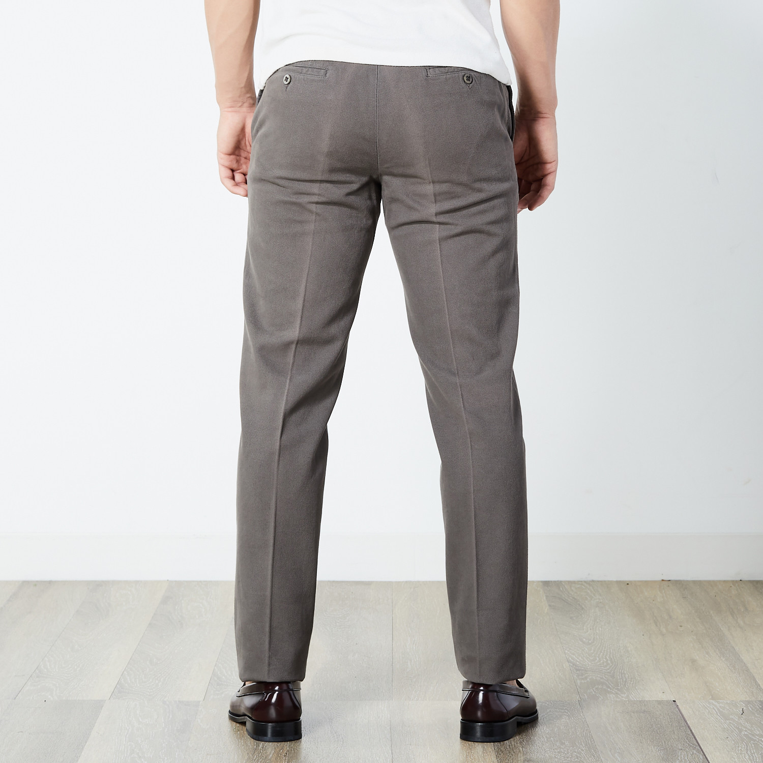 Carson Tailored Pant // Dark Taupe (Euro: 52) - Caruso - Touch of Modern
