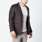 Sidney Half Lined Tailored Jacket // Brown (Euro: 46)