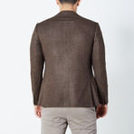 Derek Fully Lined Tailored Jacket // Brown (Euro: 54)
