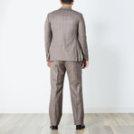 Wade Fully Lined Suit // Brown (Euro: 46)