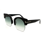Women's Savannah FT055201W Sunglasses // Shiny Black + Gray