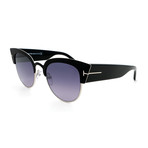 Women's Sound FT06075105C Sunglasses // Black Mirror + Gray