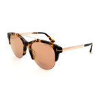 Women's FT05175556Z Sunglasses // Havana + Brown
