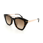 Unisex FT05754952G Sunglasses // Havana + Gold