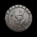 Great Britain, George III // Huge Copper "Cartwheel Penny," 1797