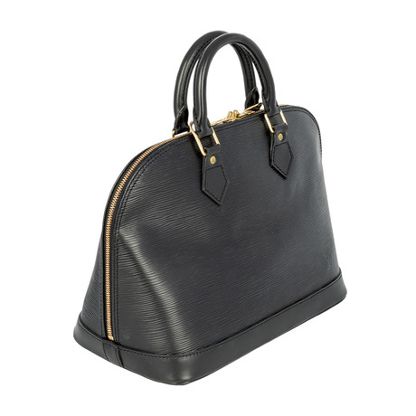 Louis Vuitton // Vintage Alma Epi Leather PM Handbag // Black // Pre-Owned