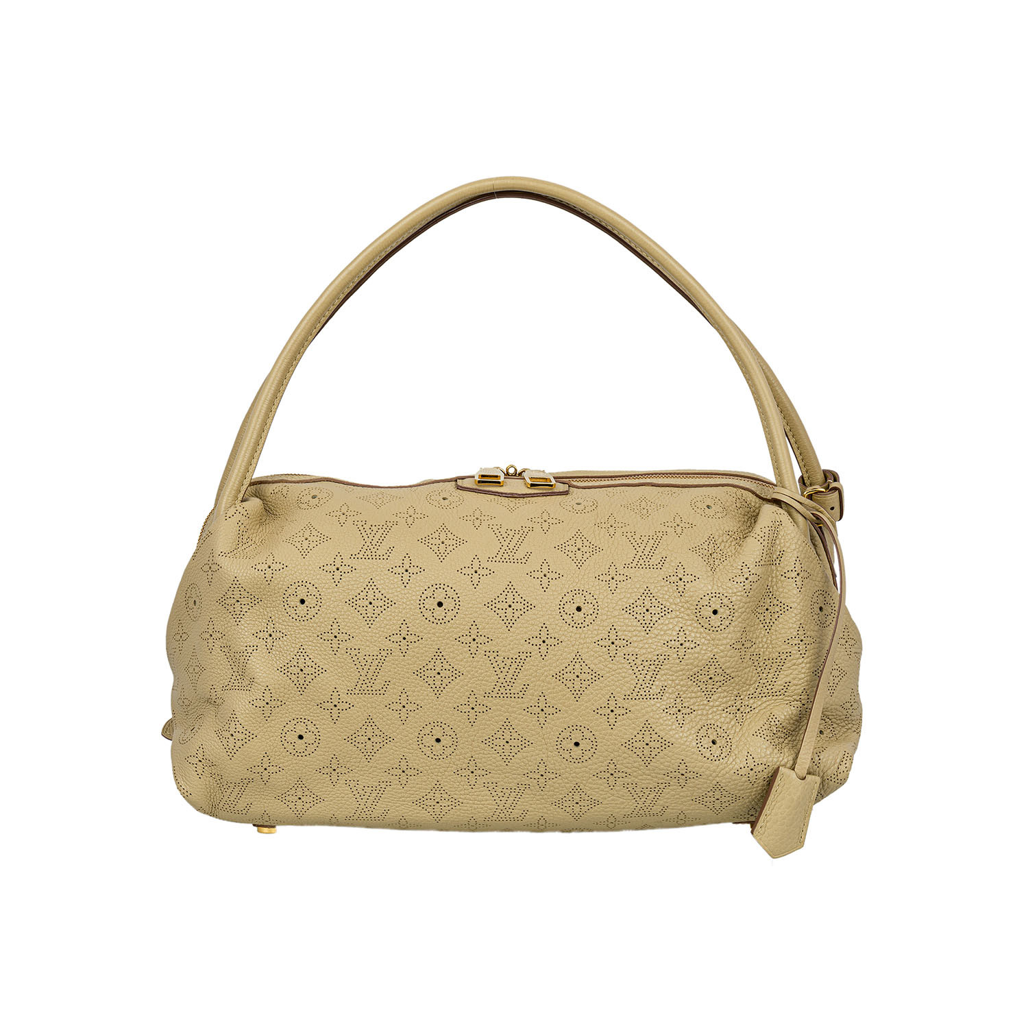 Louis Vuitton // Galatea Mahina Leather MM Handbag // Beige // Pre-Owned - Hermes, Louis Vuitton ...