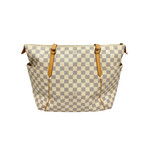 Louis Vuitton // Damier Totally PM Tote Shoulder Bag // White // Pre-Owned