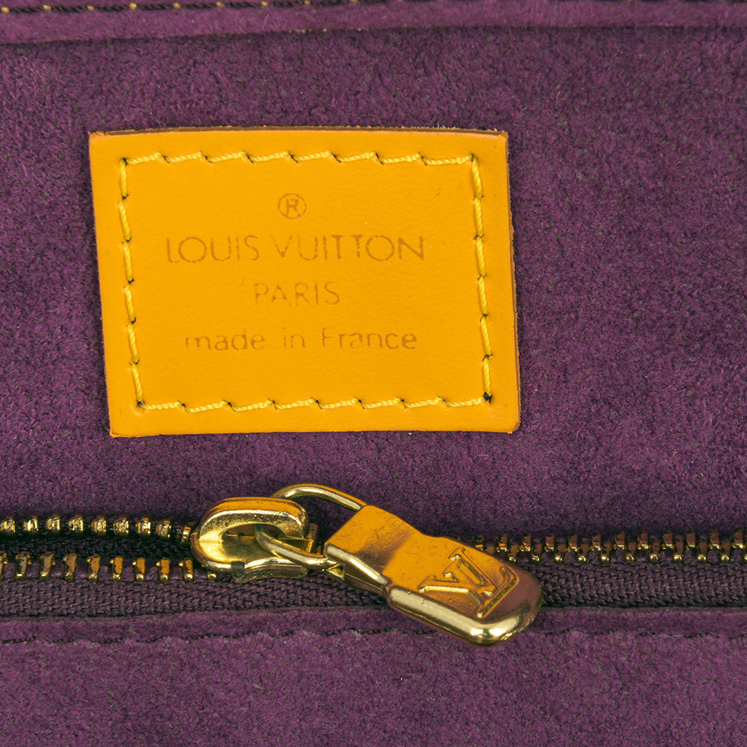 Pre-Loved Louis Vuitton Purple Handbag