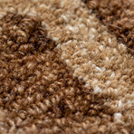 Traditional Wool Damask Area Rug // Fudge // 4' x 6'