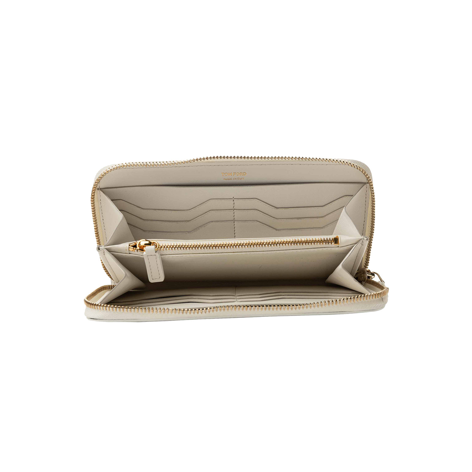 Women's Leather Wallet // White - Tom Ford - Touch of Modern