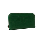 Women's Leather Wallet // Green