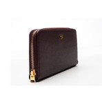 Women's Leather Wallet // Maroon