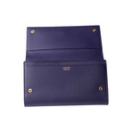 Women's Leather Large Wallet // Purple