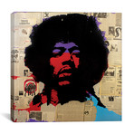 Jimi Hendrix (12"W x 12"H x 0.75"D)
