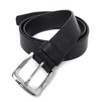 Frey Casual Leather Belt // Handcrafted in USA // Black (36)