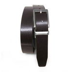 Antonio Reversible Leather Belt // Handcrafted in USA // Black + Brown (32)