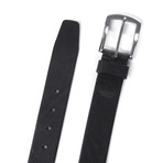 Frey Casual Leather Belt // Handcrafted in USA // Black (34)