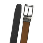 Harrison Reversible Leather Belt // Tan + Black (32)