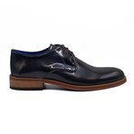 Shawn Patent Leather Shoes // Dark Blue (Euro: 45)