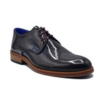 Shawn Patent Leather Shoes // Dark Blue (Euro: 45)