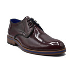Scott Patent Leather Shoes // Burgundy (Euro: 43)