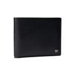 Men's Medium Grained Leather Wallet // Black